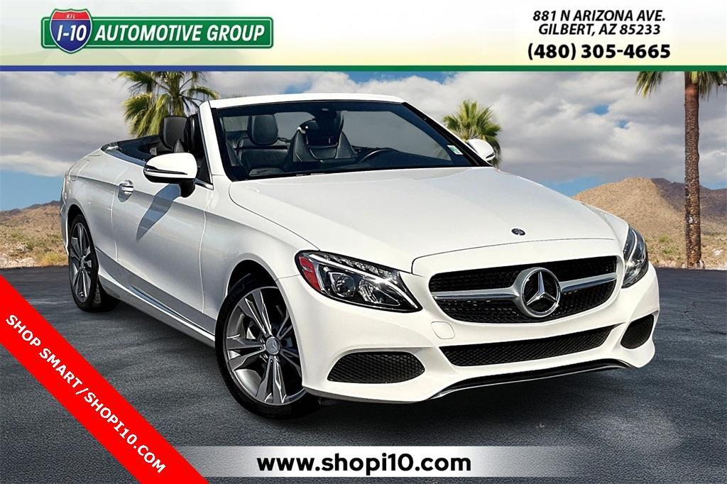 used 2017 Mercedes-Benz C-Class car, priced at $23,696