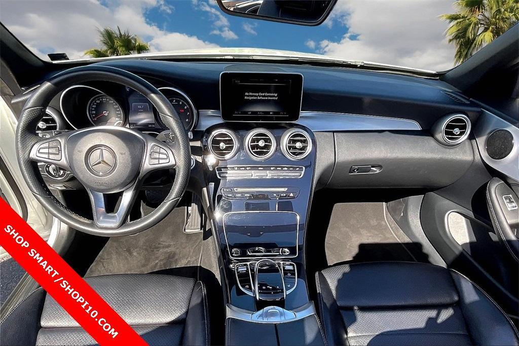 used 2017 Mercedes-Benz C-Class car, priced at $23,696