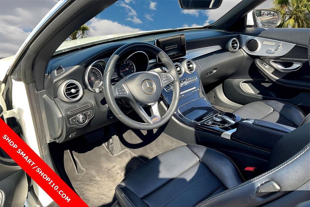 used 2017 Mercedes-Benz C-Class car, priced at $23,696