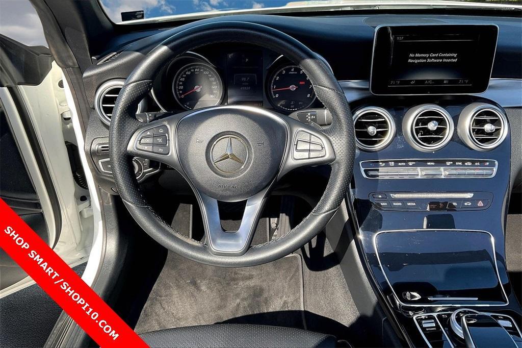 used 2017 Mercedes-Benz C-Class car, priced at $23,696