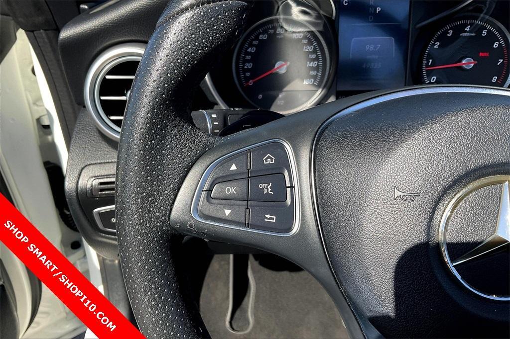 used 2017 Mercedes-Benz C-Class car, priced at $23,696