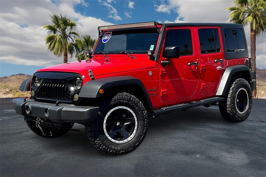 used 2017 Jeep Wrangler Unlimited car, priced at $24,998