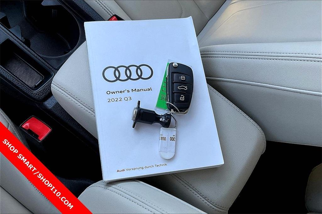 used 2022 Audi Q3 car, priced at $27,696