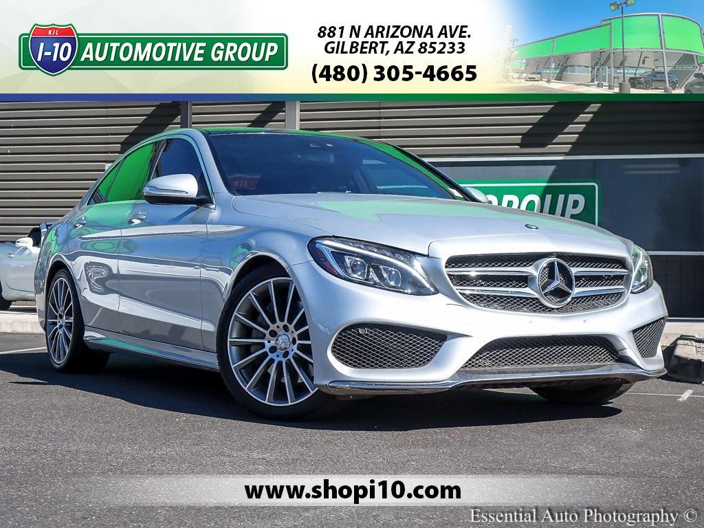 used 2015 Mercedes-Benz C-Class car, priced at $14,996