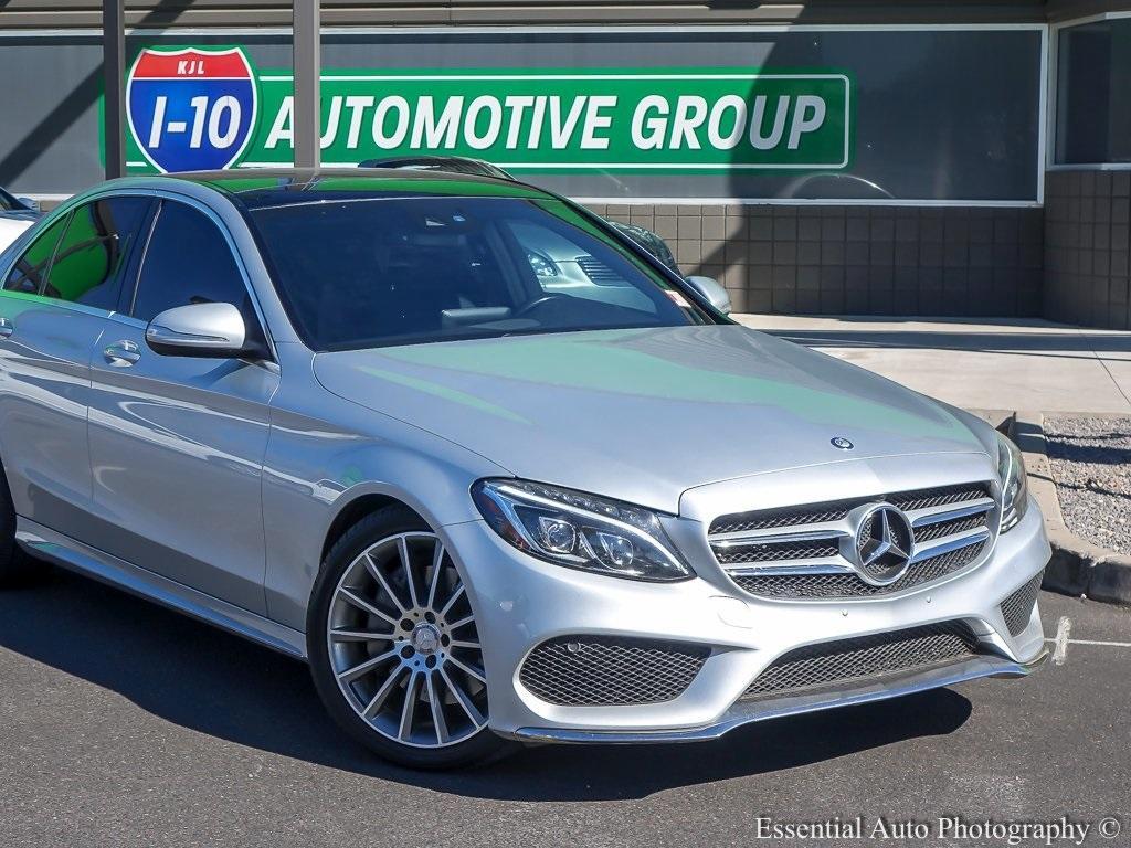 used 2015 Mercedes-Benz C-Class car, priced at $14,996