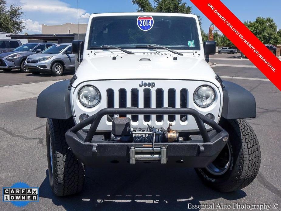 used 2014 Jeep Wrangler Unlimited car, priced at $17,996