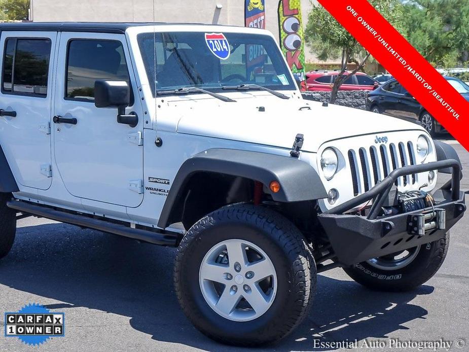 used 2014 Jeep Wrangler Unlimited car, priced at $17,996