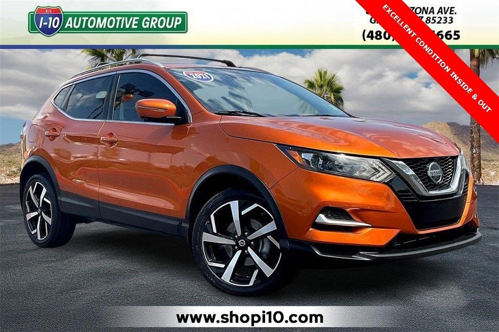 used 2021 Nissan Rogue Sport car, priced at $17,496
