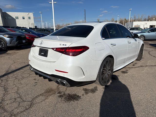 used 2023 Mercedes-Benz AMG C 43 car, priced at $49,995