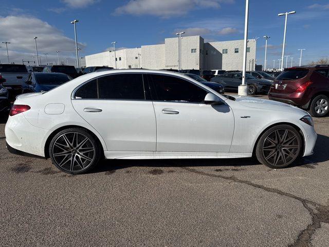 used 2023 Mercedes-Benz AMG C 43 car, priced at $49,995