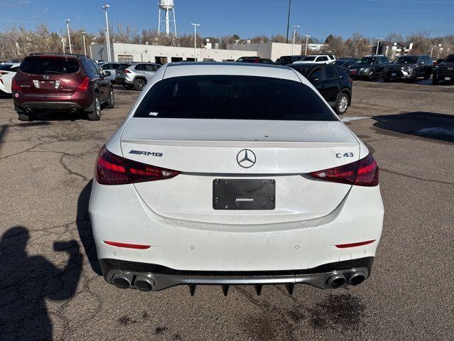 used 2023 Mercedes-Benz AMG C 43 car, priced at $49,995