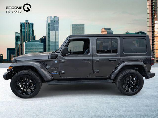 used 2022 Jeep Wrangler Unlimited 4xe car, priced at $33,450