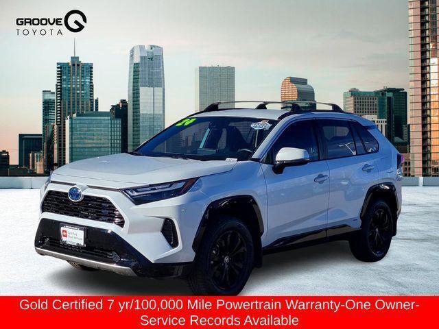 used 2024 Toyota RAV4 Hybrid car, priced at $31,843