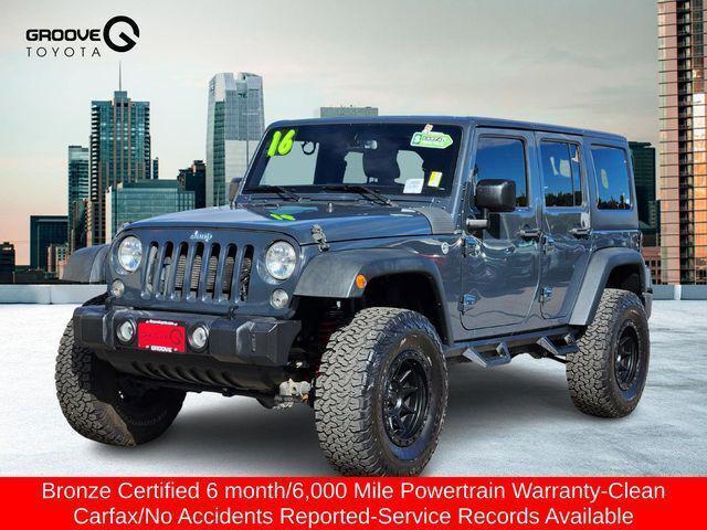 used 2016 Jeep Wrangler Unlimited car, priced at $19,891