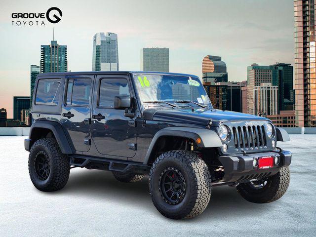 used 2016 Jeep Wrangler Unlimited car, priced at $19,891