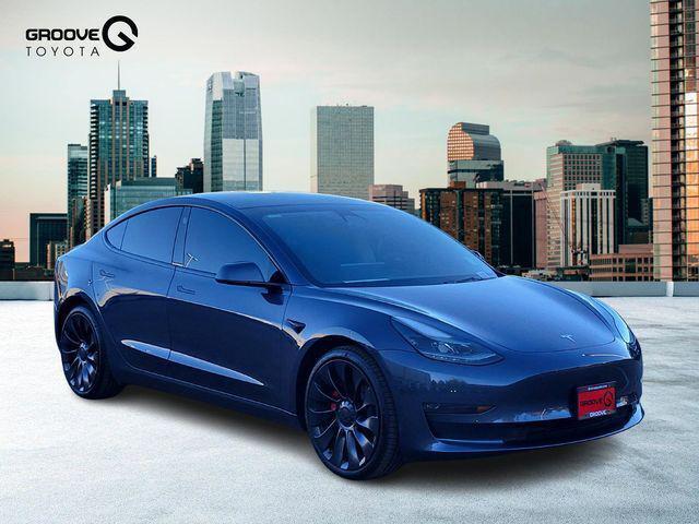 used 2023 Tesla Model 3 car, priced at $32,756
