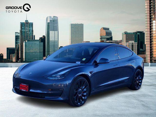 used 2023 Tesla Model 3 car, priced at $32,756
