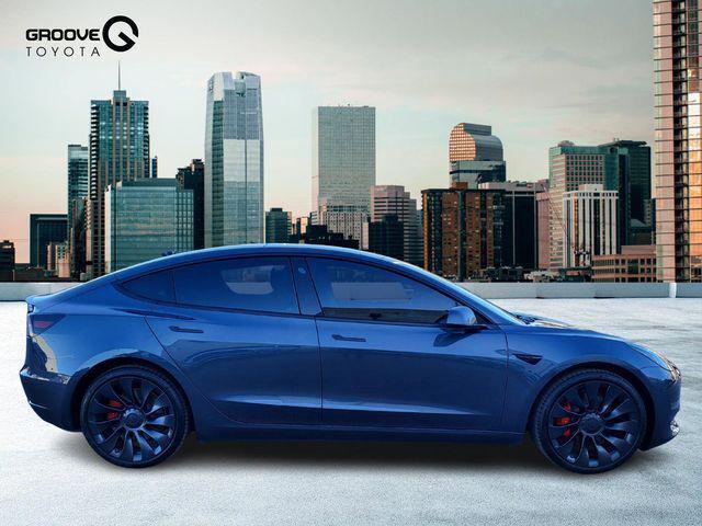 used 2023 Tesla Model 3 car, priced at $32,756