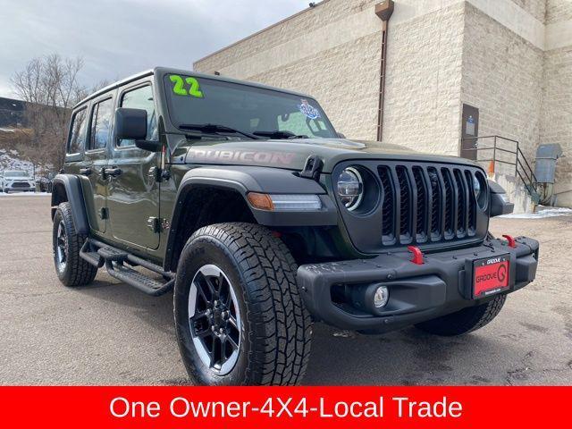 used 2022 Jeep Wrangler Unlimited car, priced at $35,491