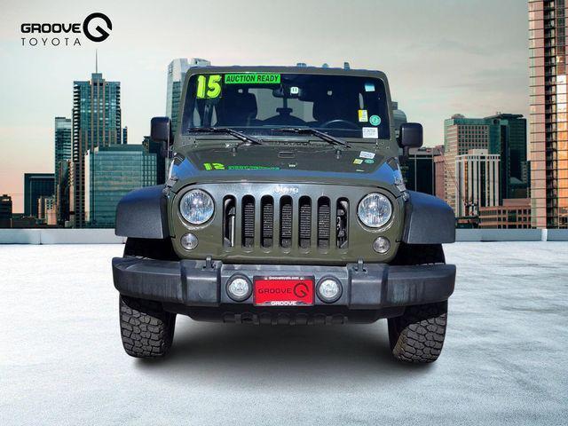 used 2015 Jeep Wrangler Unlimited car, priced at $18,955