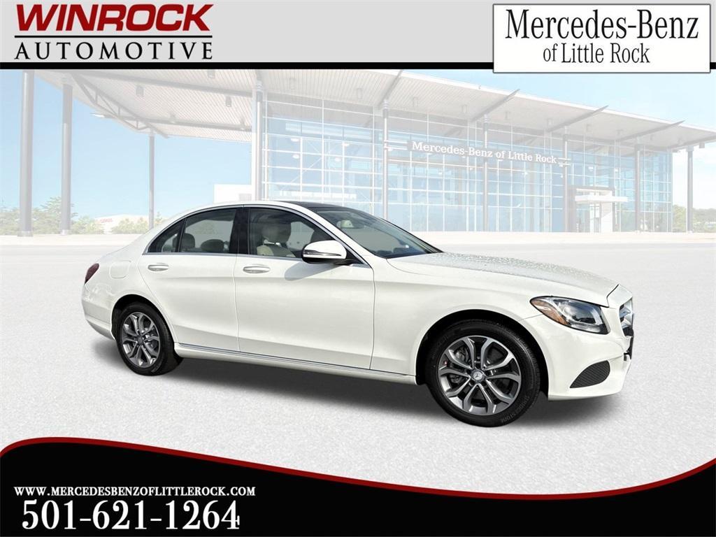 used 2017 Mercedes-Benz C-Class car, priced at $21,650