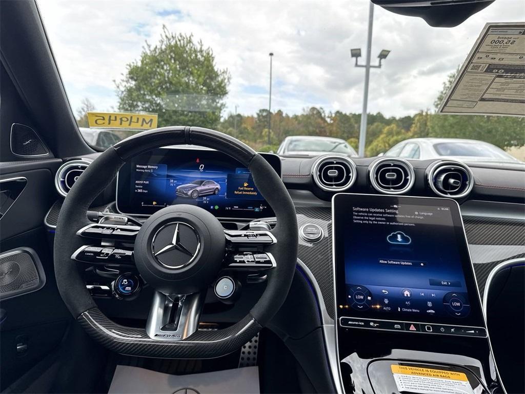 new 2025 Mercedes-Benz AMG C 43 car, priced at $80,905