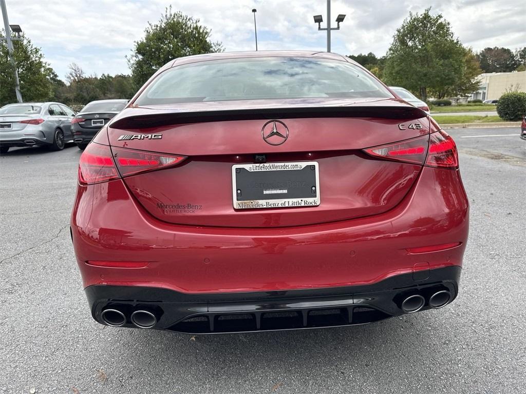 new 2025 Mercedes-Benz AMG C 43 car, priced at $80,905