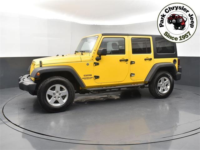 used 2015 Jeep Wrangler Unlimited car, priced at $19,765