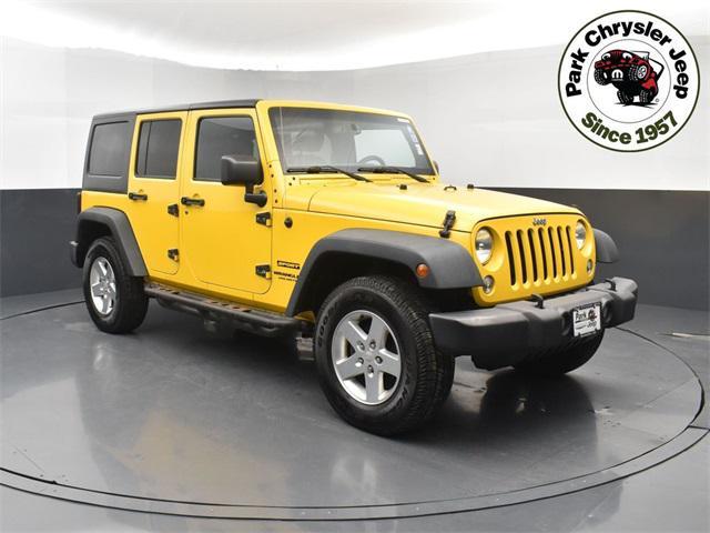 used 2015 Jeep Wrangler Unlimited car, priced at $19,765