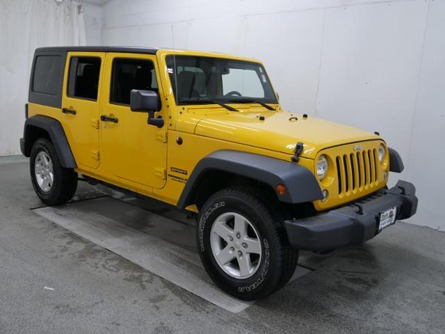 used 2015 Jeep Wrangler Unlimited car, priced at $19,993