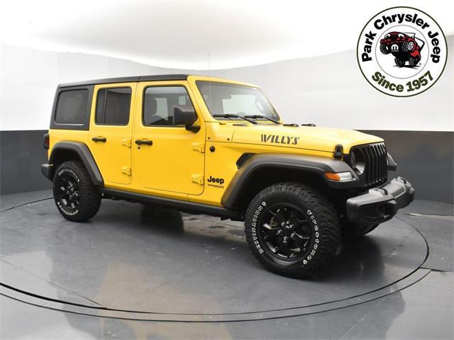 used 2021 Jeep Wrangler car, priced at $33,753