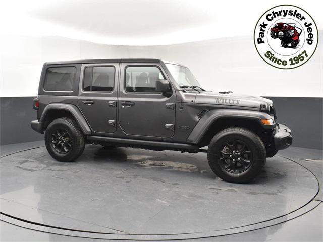 used 2021 Jeep Wrangler car, priced at $29,589