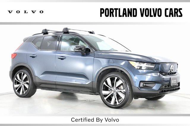 used 2022 Volvo XC40 Recharge Pure Electric car, priced at $26,990