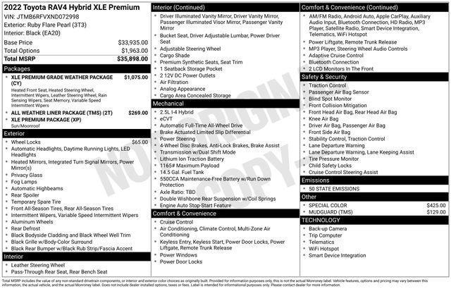 used 2022 Toyota RAV4 Hybrid car, priced at $28,988