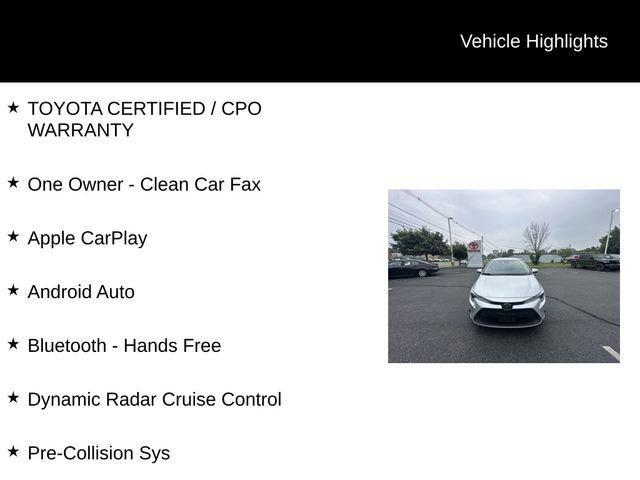 used 2022 Toyota Corolla car, priced at $17,922