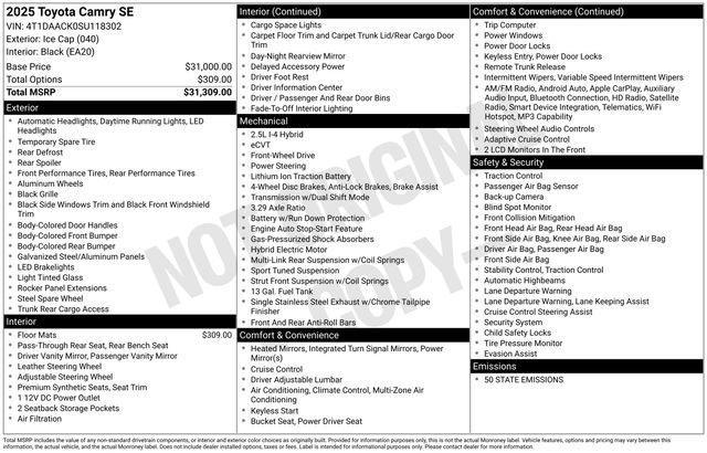 used 2025 Toyota Camry car, priced at $30,787