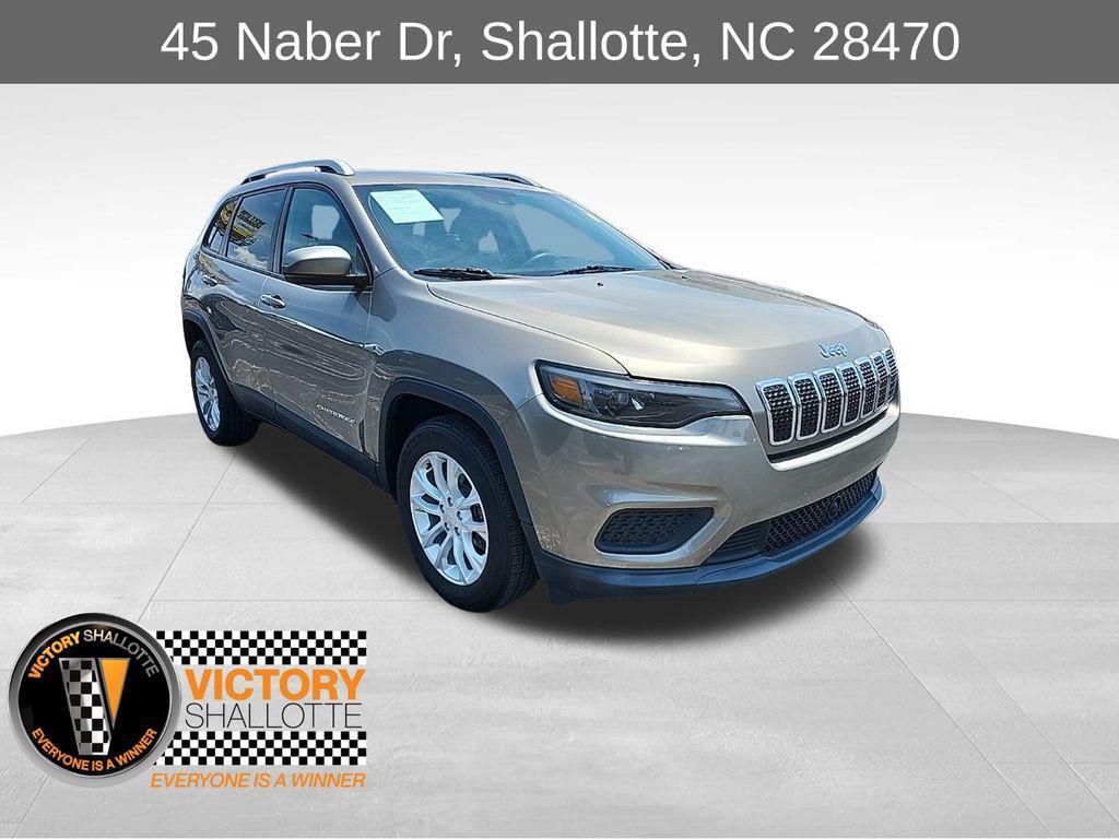 used 2021 Jeep Cherokee car, priced at $19,495