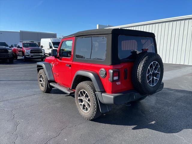 used 2024 Jeep Wrangler car, priced at $33,495