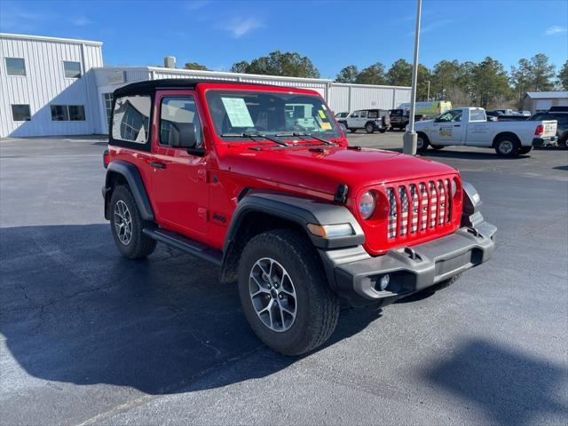 used 2024 Jeep Wrangler car, priced at $33,495