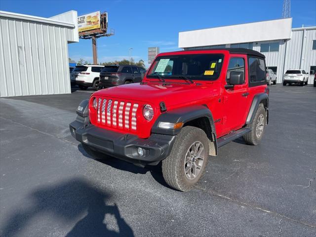 used 2024 Jeep Wrangler car, priced at $33,495