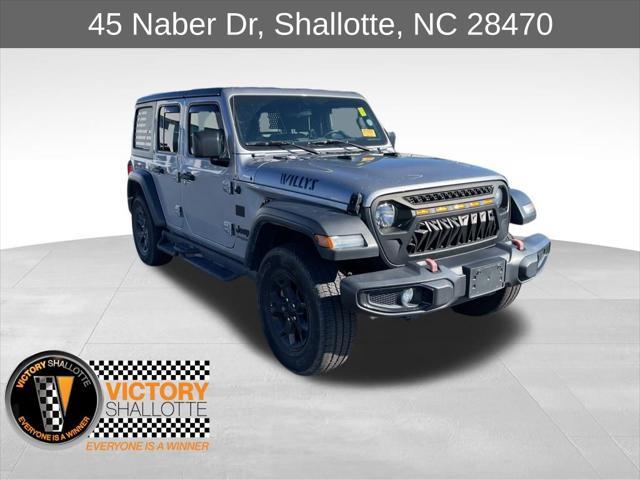 used 2021 Jeep Wrangler Unlimited car, priced at $29,785