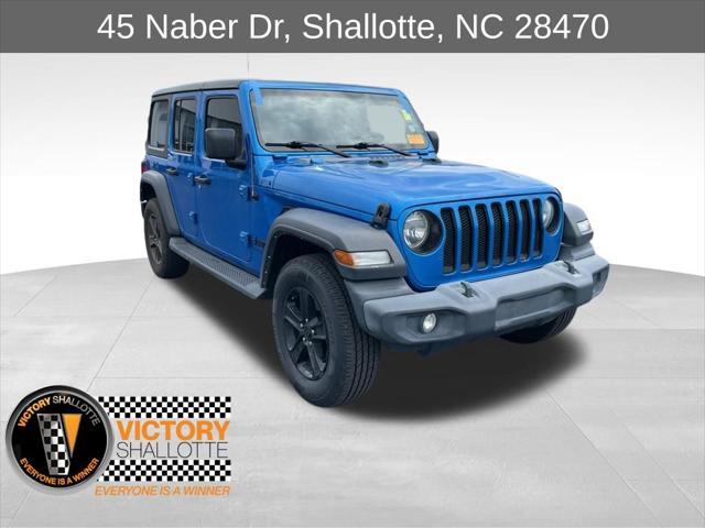 used 2021 Jeep Wrangler Unlimited car, priced at $26,695