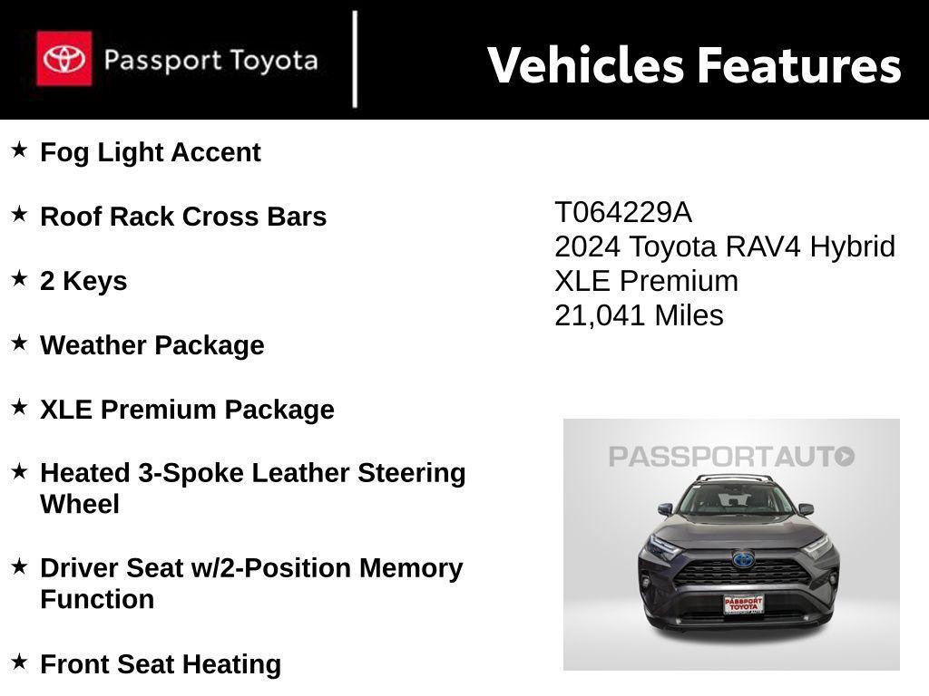 used 2024 Toyota RAV4 Hybrid car, priced at $35,761