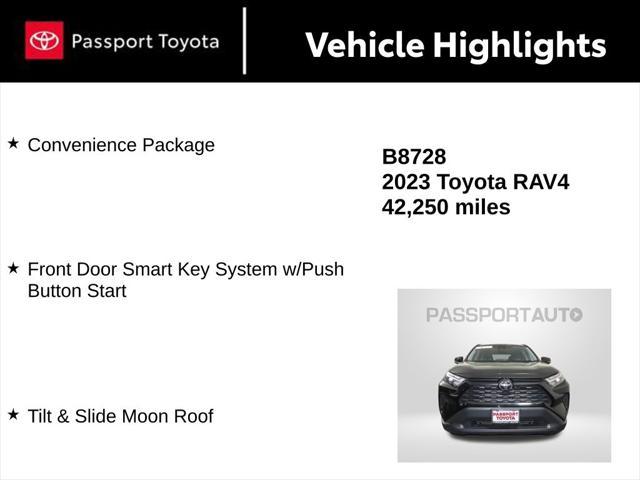 used 2023 Toyota RAV4 car, priced at $30,289