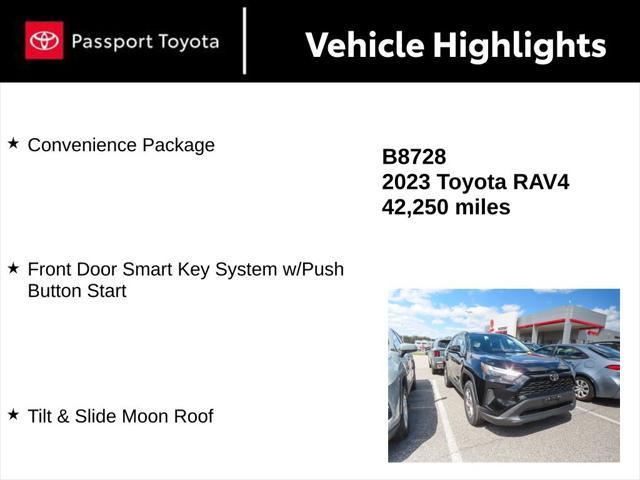 used 2023 Toyota RAV4 car, priced at $30,396