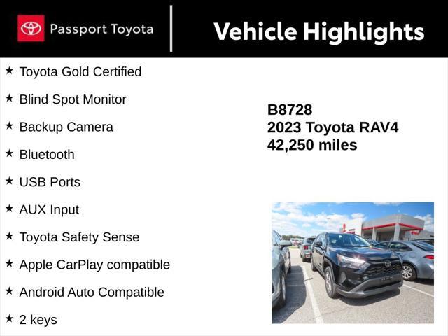used 2023 Toyota RAV4 car, priced at $30,396
