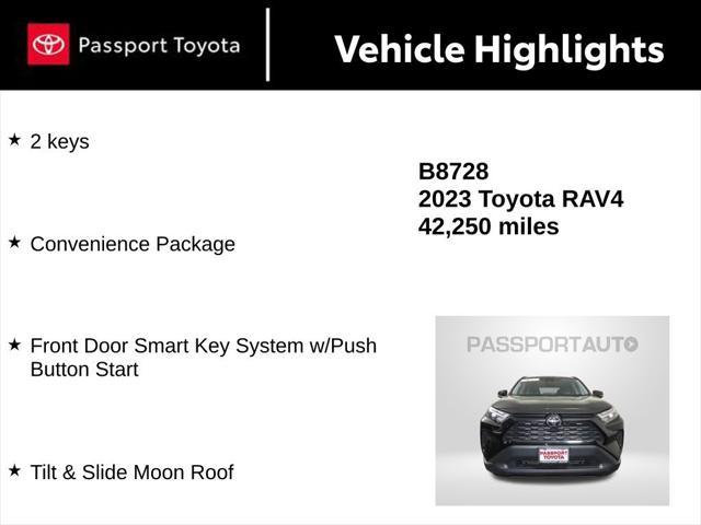 used 2023 Toyota RAV4 car, priced at $29,840