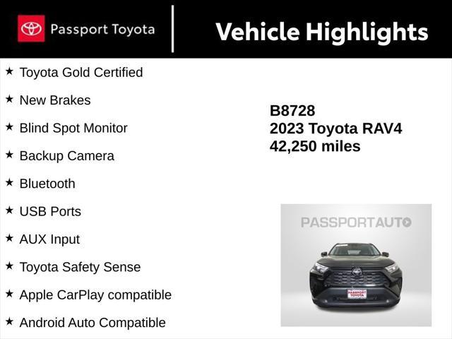 used 2023 Toyota RAV4 car, priced at $29,840