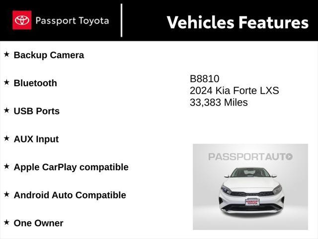 used 2024 Kia Forte car, priced at $17,801