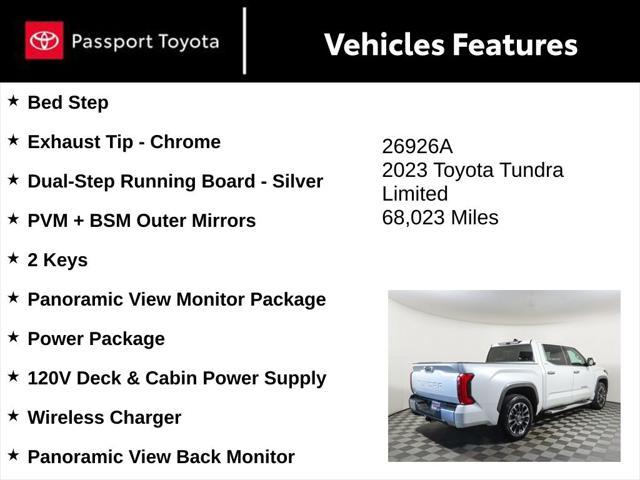 used 2023 Toyota Tundra car, priced at $41,932